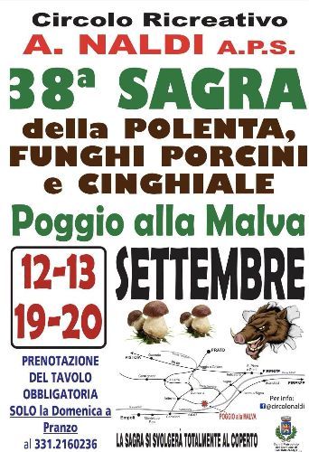 38 esima "Sagra della Polenta Funghi Porcini e Cinghiale"
