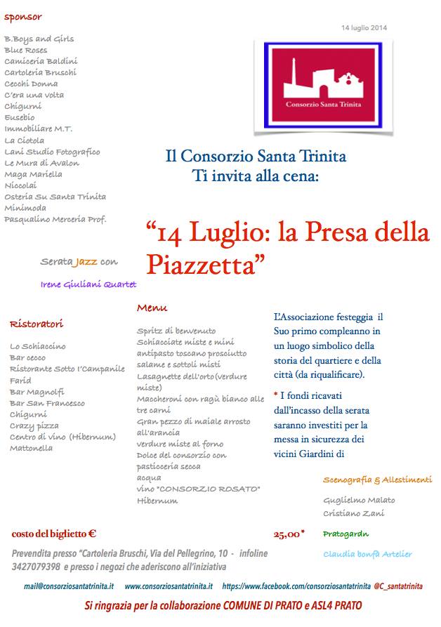la presa della Piazzetta